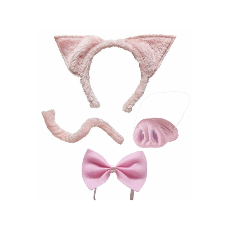 Sada prasiatko (uši, nos, motýlik, chvost)